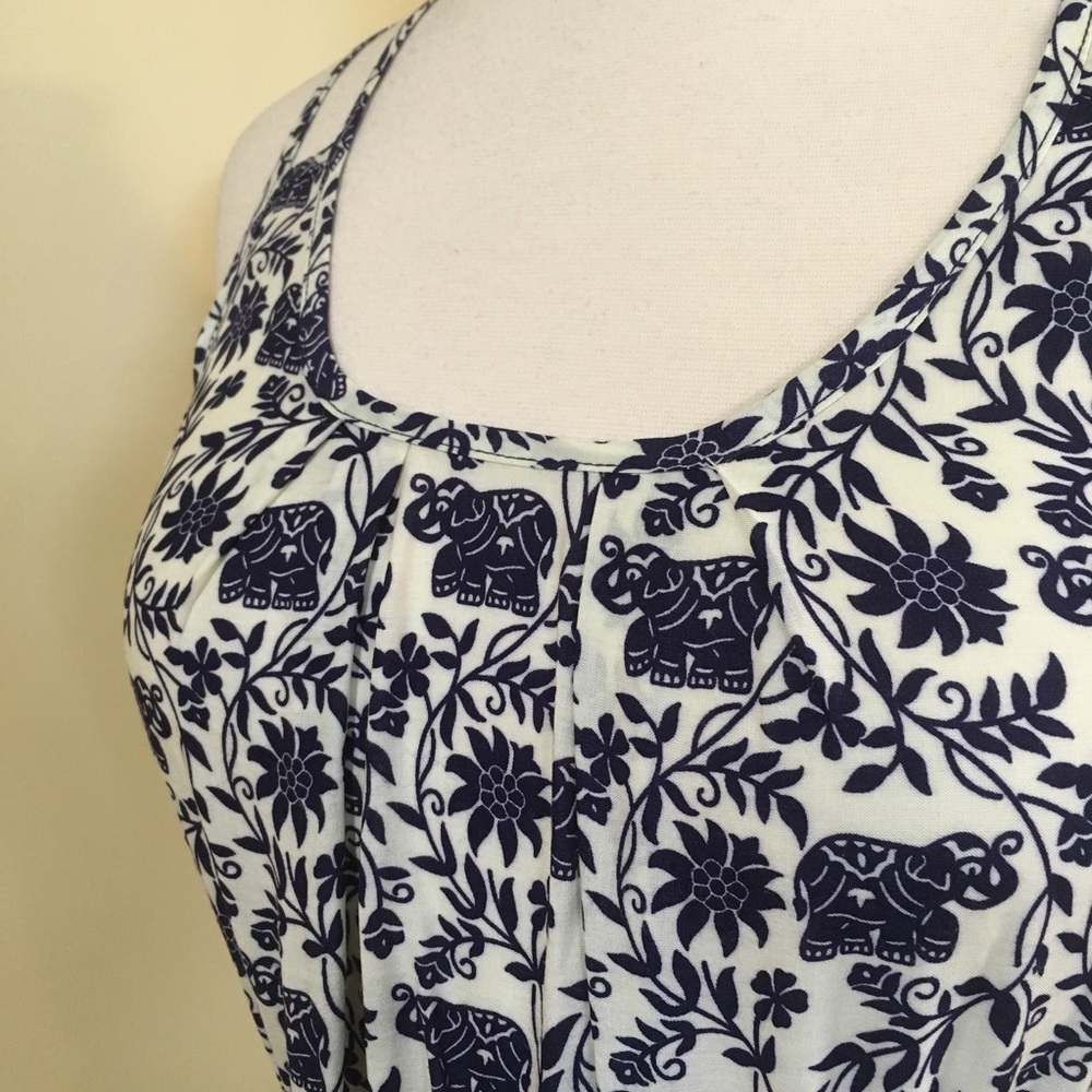 Boho Crochet Racerback Floral Dress - Picture 5 of 8
